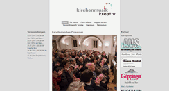 Desktop Screenshot of kirchenmusik-kreativ.de