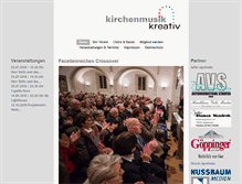 Tablet Screenshot of kirchenmusik-kreativ.de